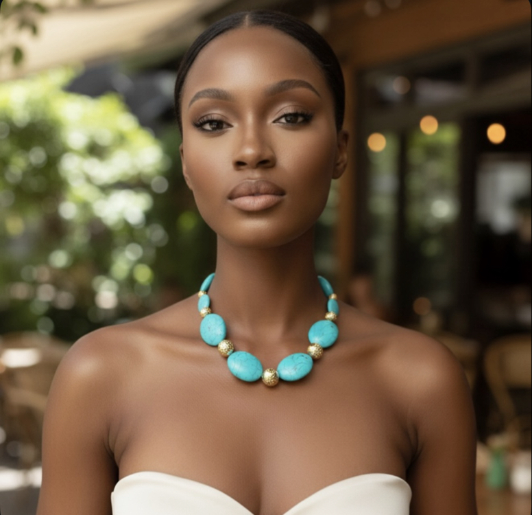 SEA TREASURE – TURQUOISE CLASSIC NECKLACE