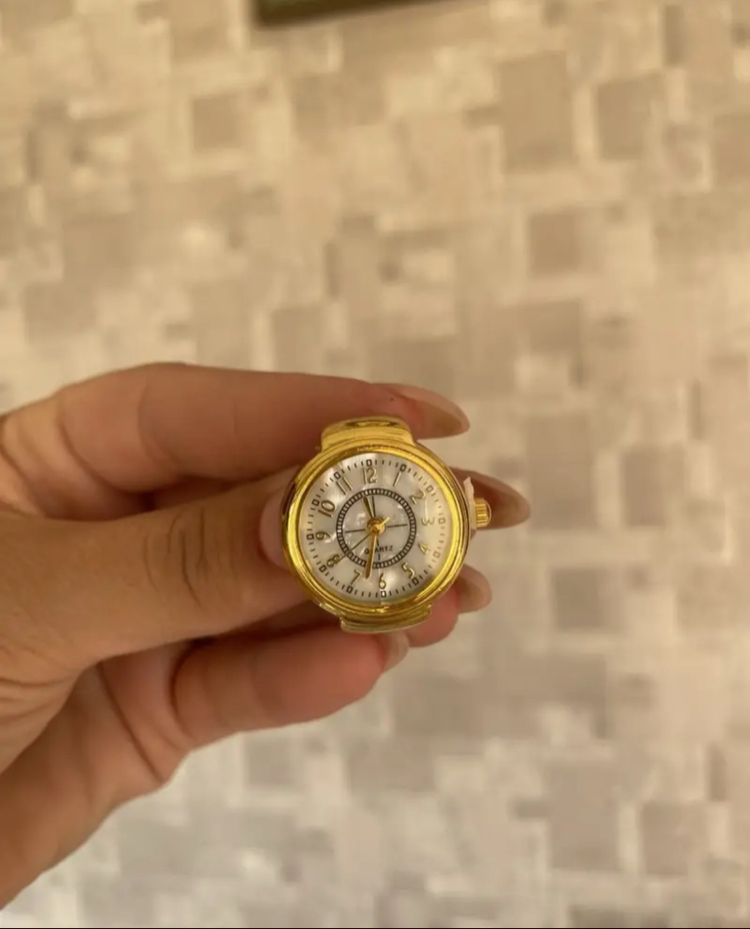 Gold saatli yüzük
