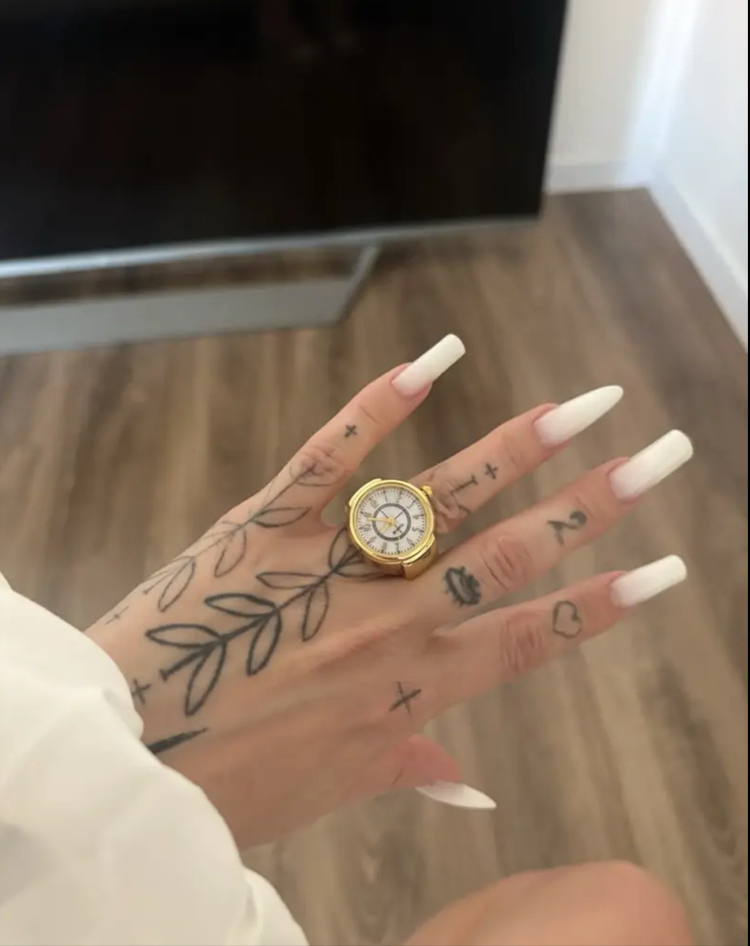 Gold saatli yüzük