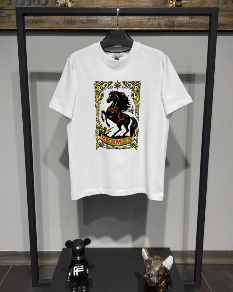 İTHAL HERMES / T SHIRT ÖN BASKILI %100 PAMUKLU