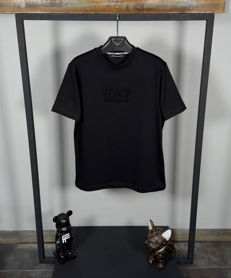 EA7 PRMEİUM / TAŞLI T SHIRT %100 PAMUKLU