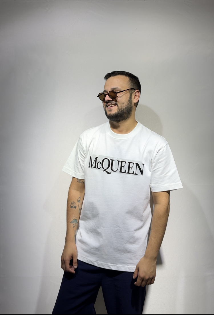 İTHAL/ McQEEN T-SHİRT %100 PAMUKLU