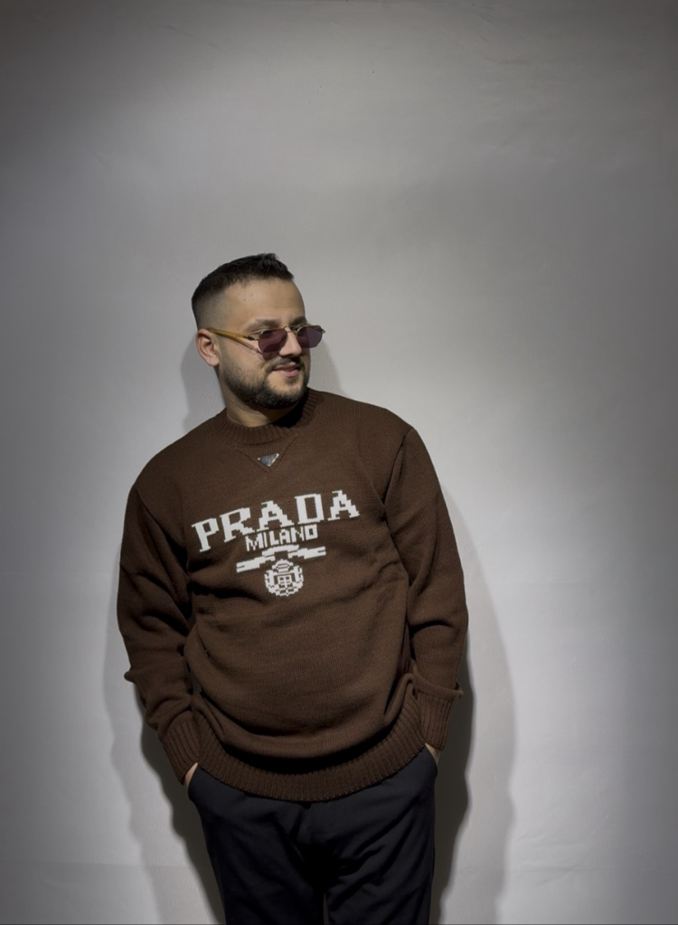 İTHAL / TRİKO PRADA KAZAK RENK KAHVERENGİ 