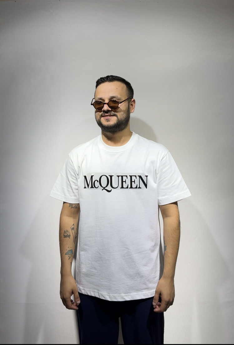 İTHAL/ McQEEN T-SHİRT %100 PAMUKLU