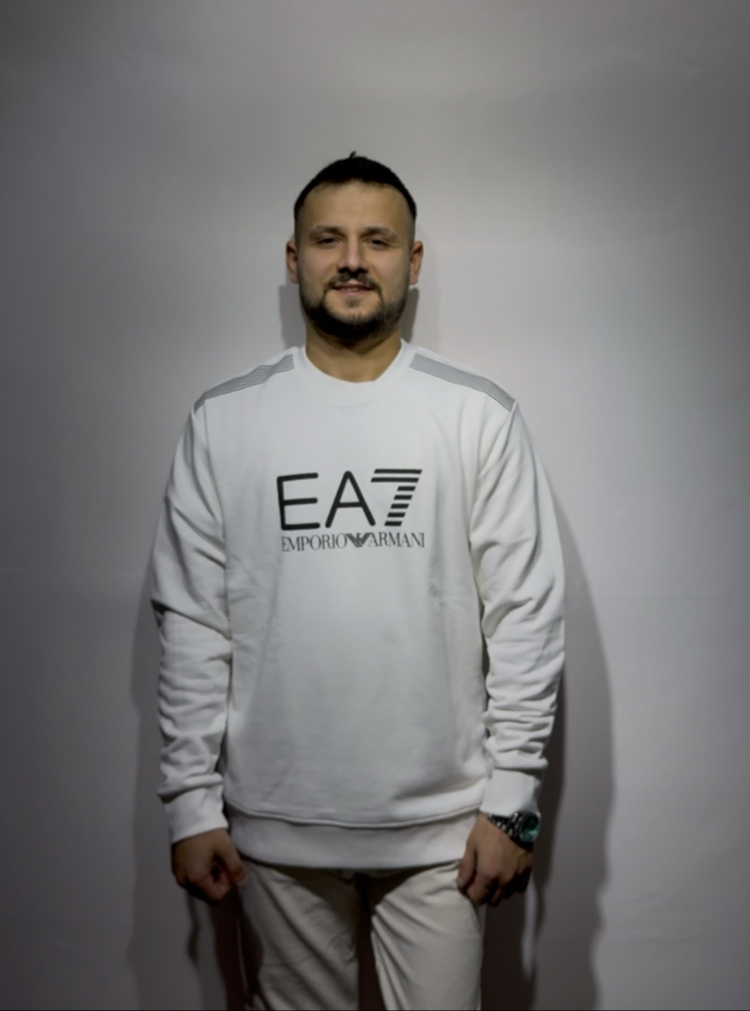 PREMİUM EA7 / SWEAT OMUZ DETAYLI RENK BEYAZ 