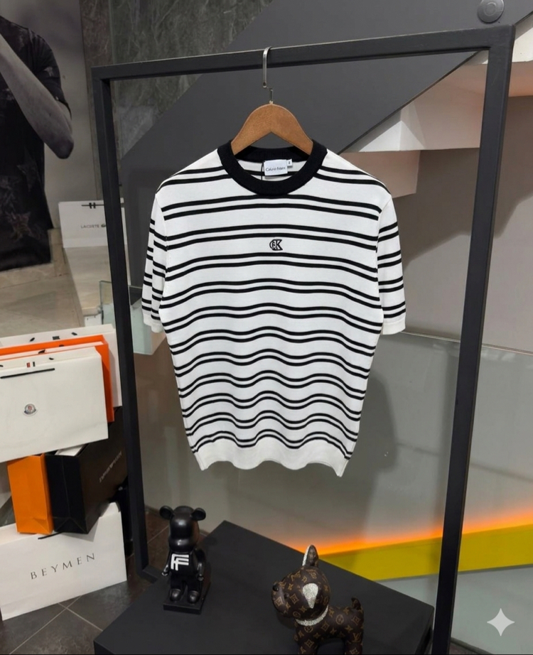 LÜX TRİKO CALVİN KLEİN / T SHIRT CİZGİLİ