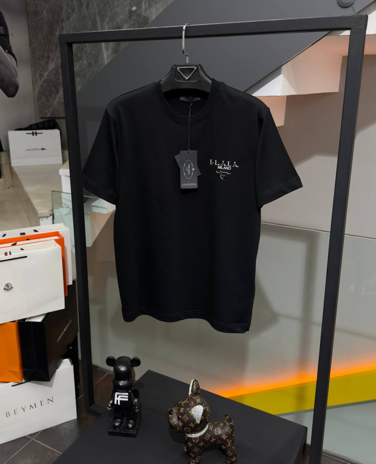 PRADA İTHAL / T SHIRT %100 PAMUKLU 