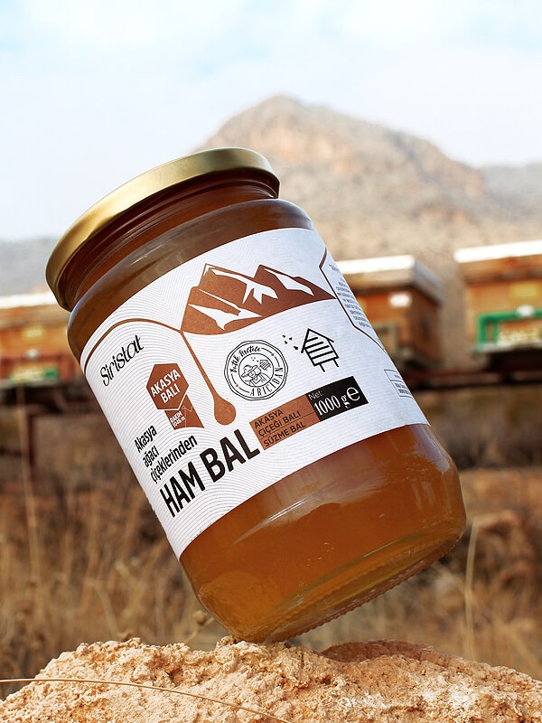 Ham Bal Süzme AKASYA Çiçeği Balı 1000 Gr