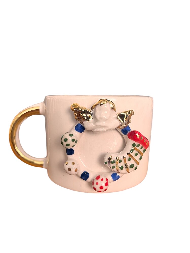 Melek mavi mug