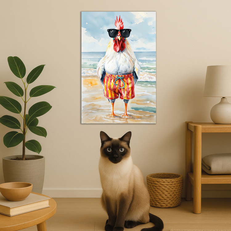 Beach Rooster