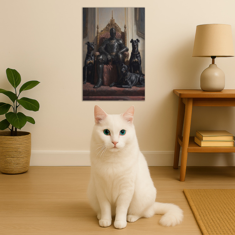 The Knight and Dogs