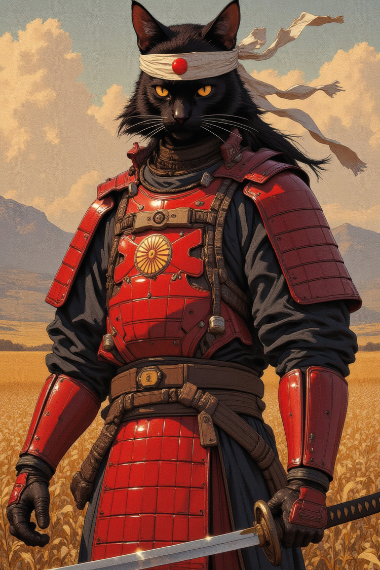 Samurai Cat