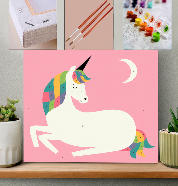 Unicorn - Tablo Boyama Seti