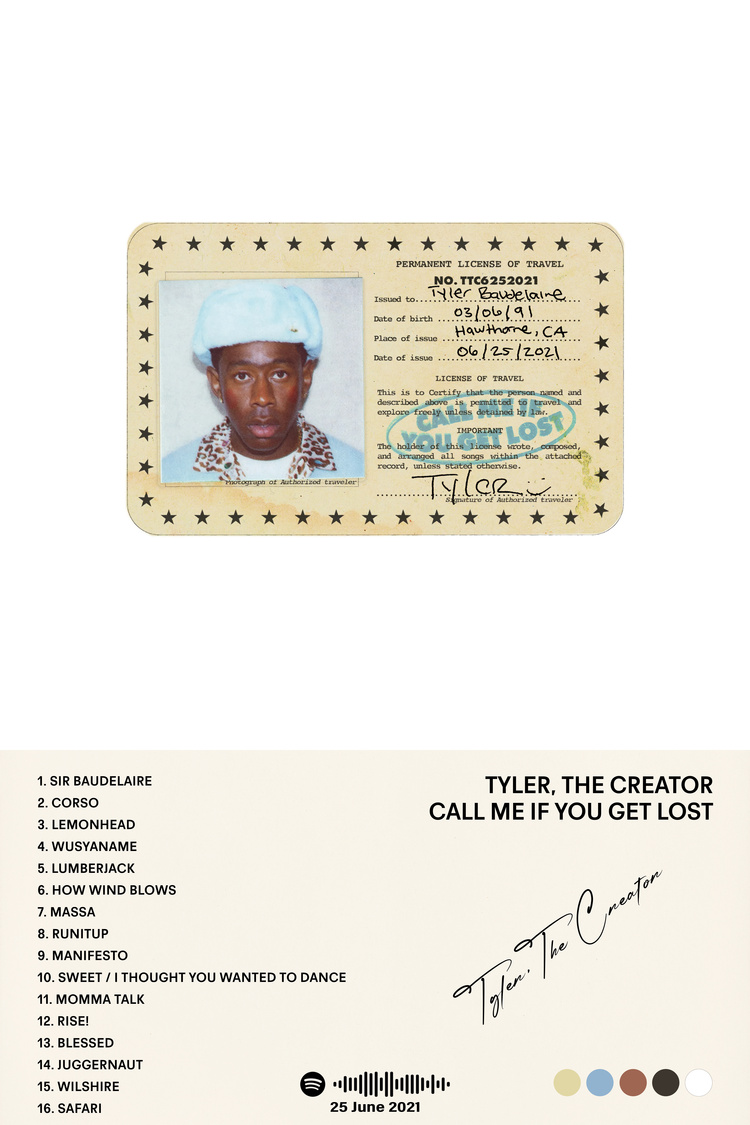 Tyler, The Creator - Call Me If You Get Lost