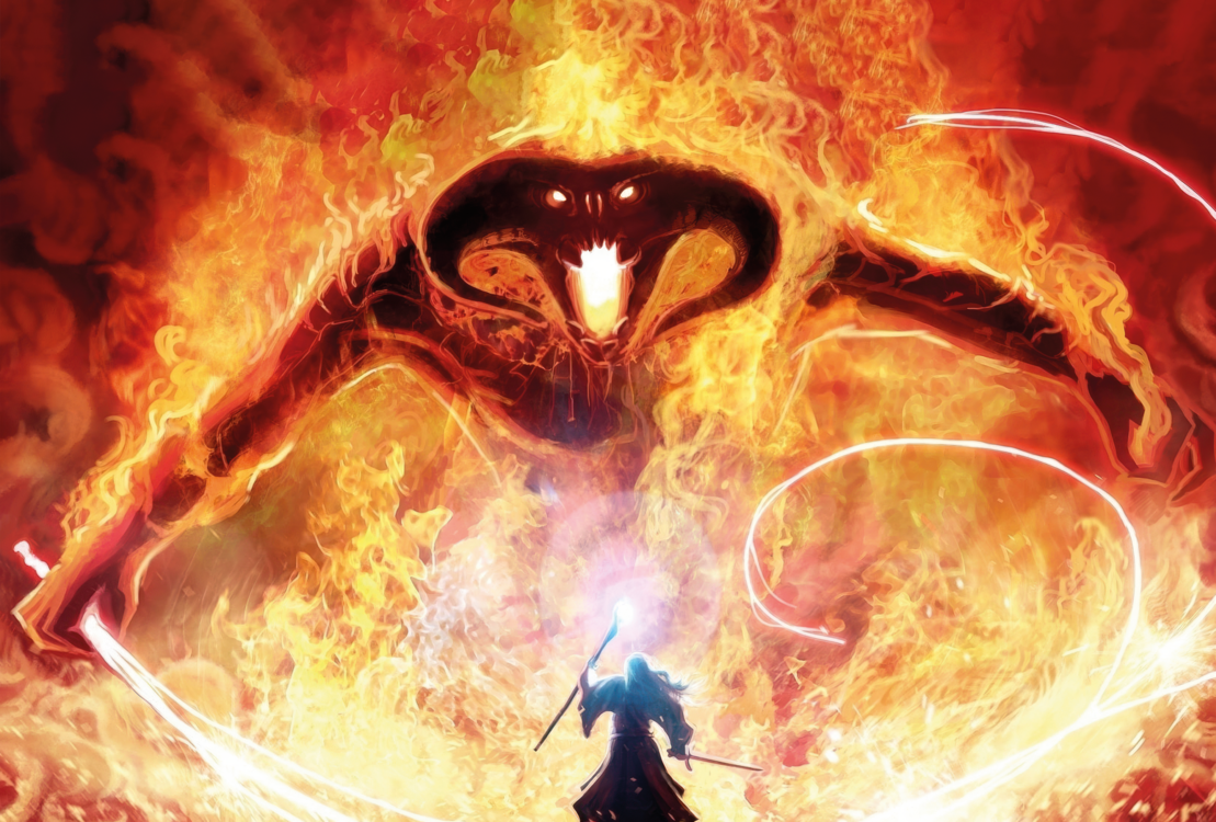 LOTR Balrog vs Gandalf