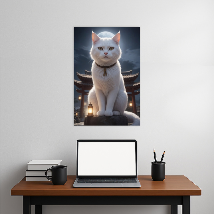 Japanese White Cat