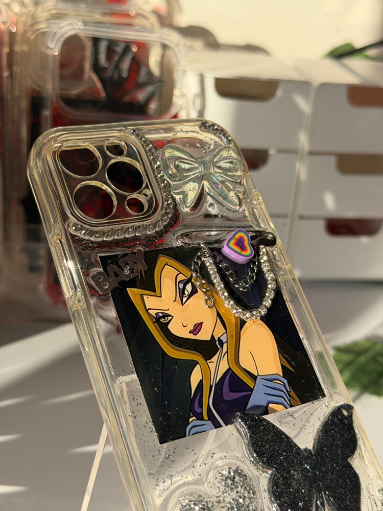 Fairycore Butterfly El Yapımı Telefon Kılıfı