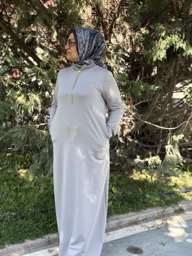 Üç İplik Penye Elbise