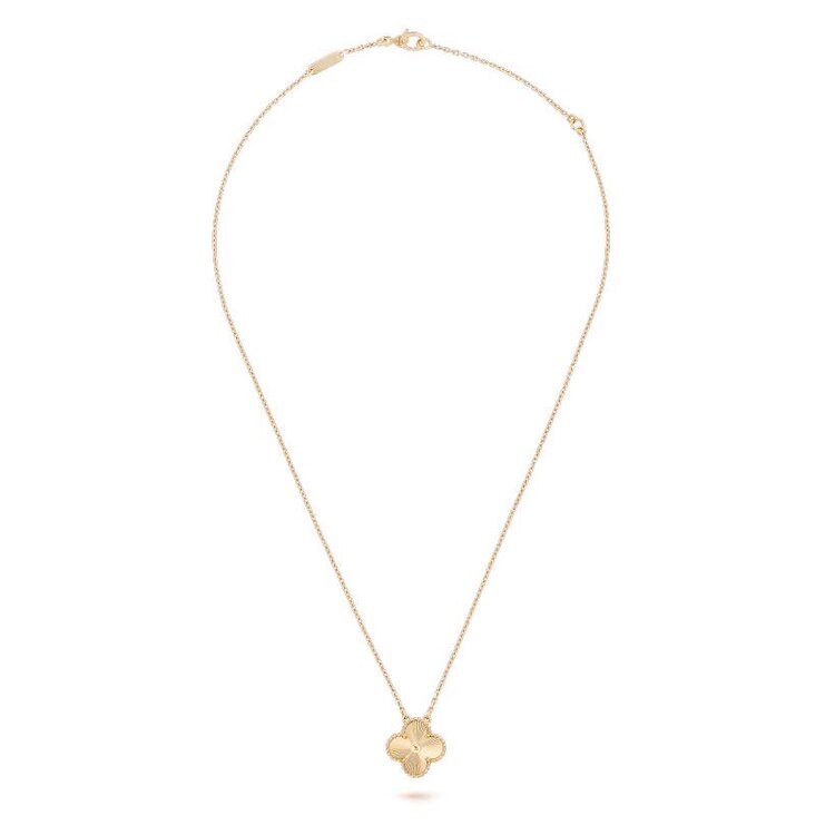 Van Cleef & Arpels Tekli Kolye Altın
