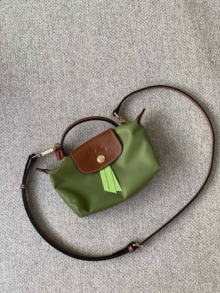 Longchamp La Pliage S Boy Yeşil