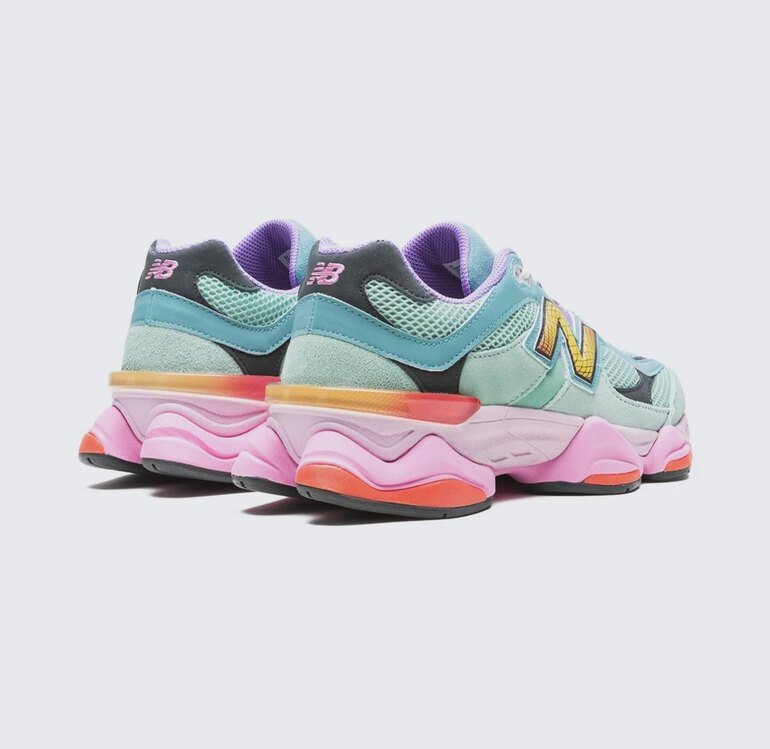 NEW BALANCE 9060 "Sage Leaf/ Neo Flame"