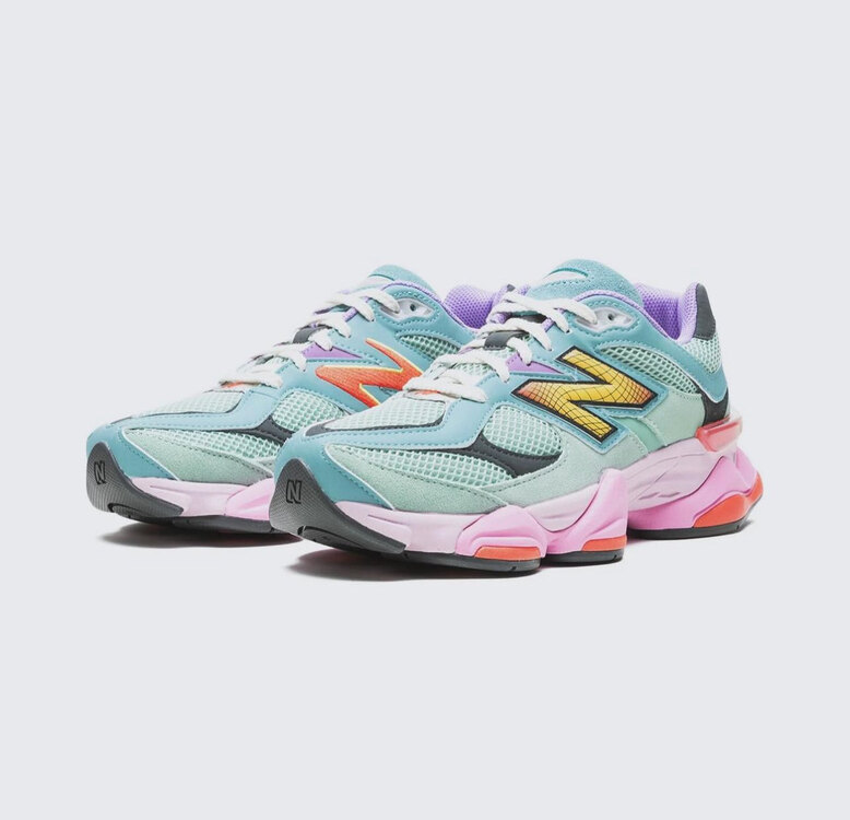 NEW BALANCE 9060 "Sage Leaf/ Neo Flame"