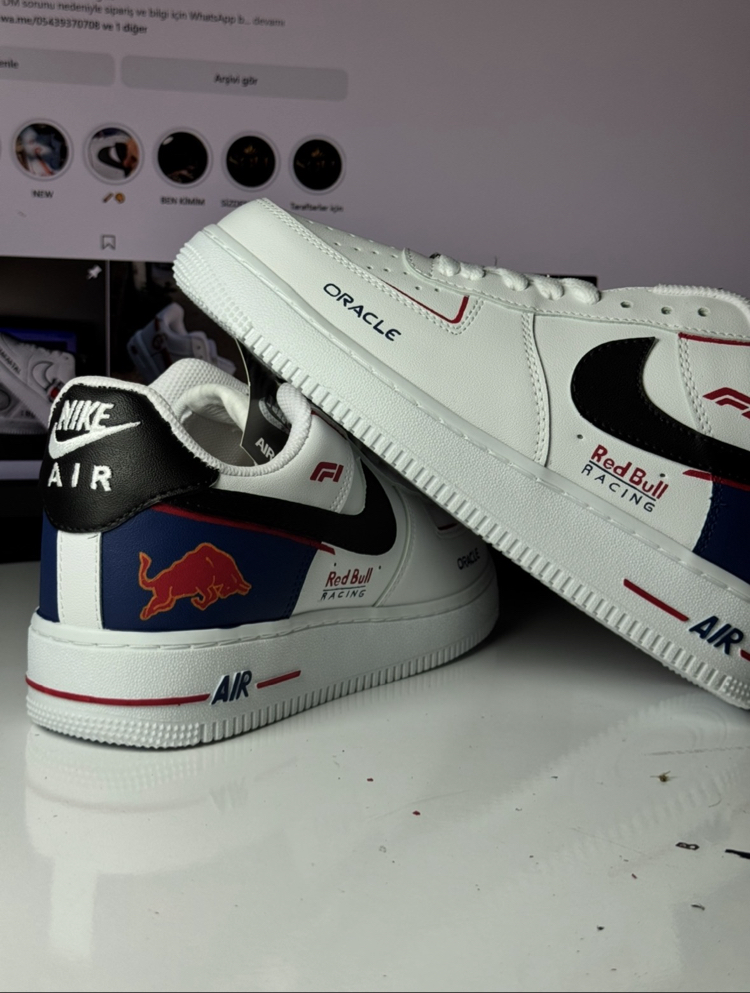 ️ Custom AF1 – Red Bull & Formula 1 Edition