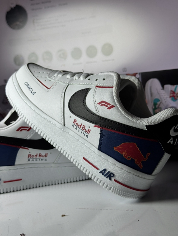 ️ Custom AF1 – Red Bull & Formula 1 Edition