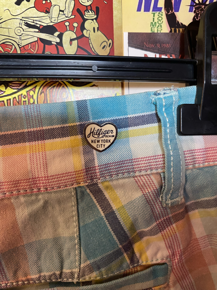 Y2K Tommy Hilfiger Pastel Plaid Mini Şort