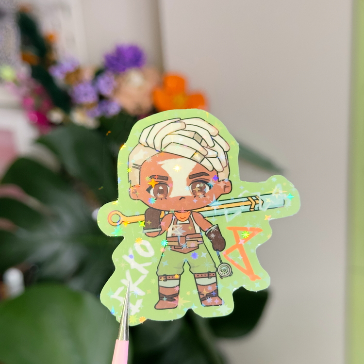 hologramlı ekko tekli sticker