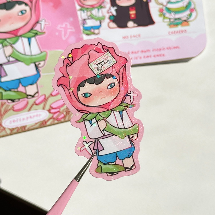 haku hologramlı sticker