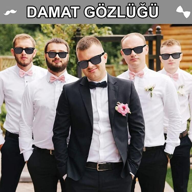 Damat Gözlüğü Düğün ve Bekarlığa Veda Partisi Aksesuarı