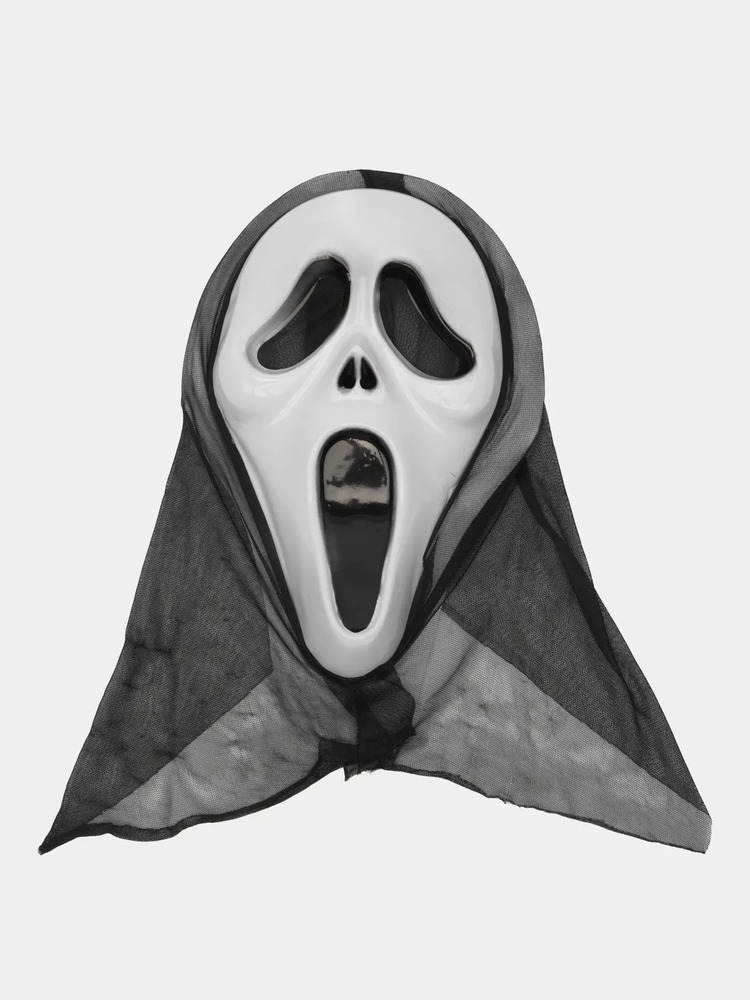 Kapşonlu Çığlık Maskesi Scream Maskesi 33x21 cm