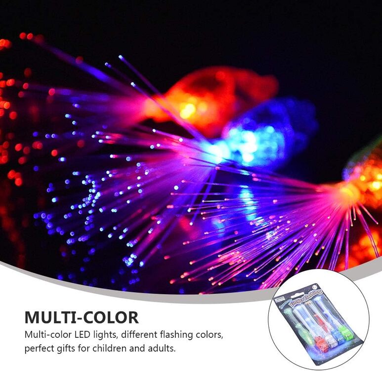 4 lü LED Işıklı Renkli Püskül