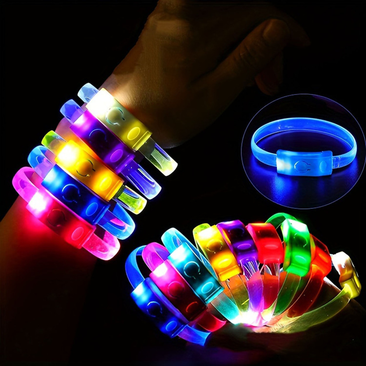 Festival Parti LED Bileklik 3 Farklı Mod Işıklı 1 Adet