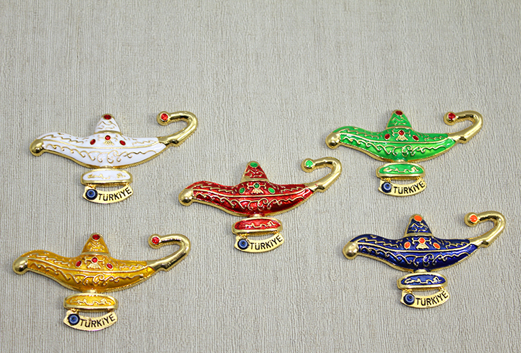 Swarovski Taşlı Alaaddin in Sihirli Lambası Magnet