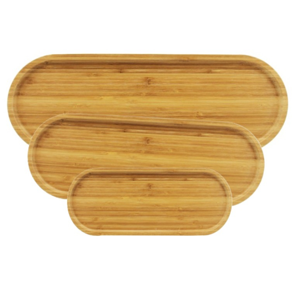3 lü Oval Sunum Tabağı Seti