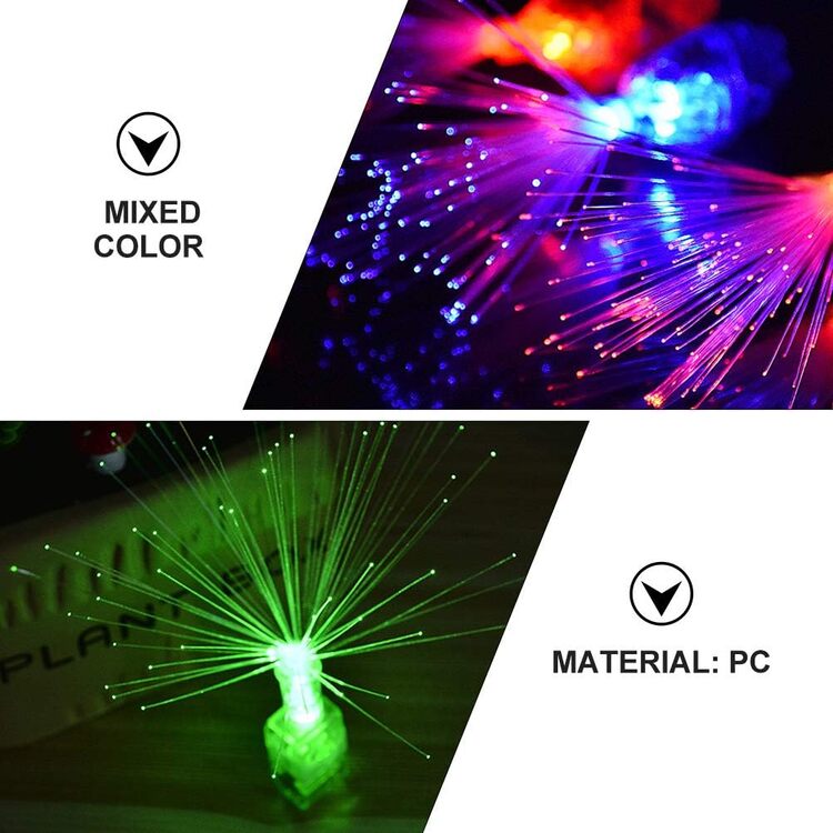 4 lü LED Işıklı Renkli Püskül