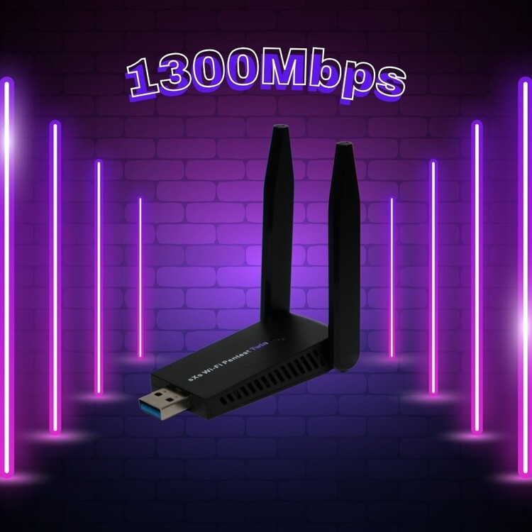 sXs Wi-Fi Pentest Twin 1300 Mbps Wireless Dual Band USB 3.0