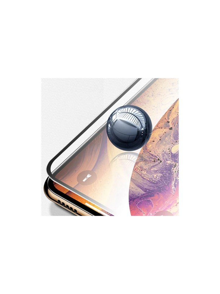 iPhone 12/12 Pro 6.1 3D Full High Aluminum Tempered Cam Ekran Koruyucu-(5775)

