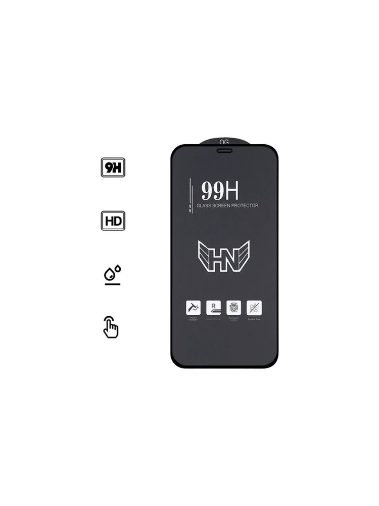 iPhone 12/12 Pro 6.1 3D Full High Aluminum Tempered Cam Ekran Koruyucu-(5775)


