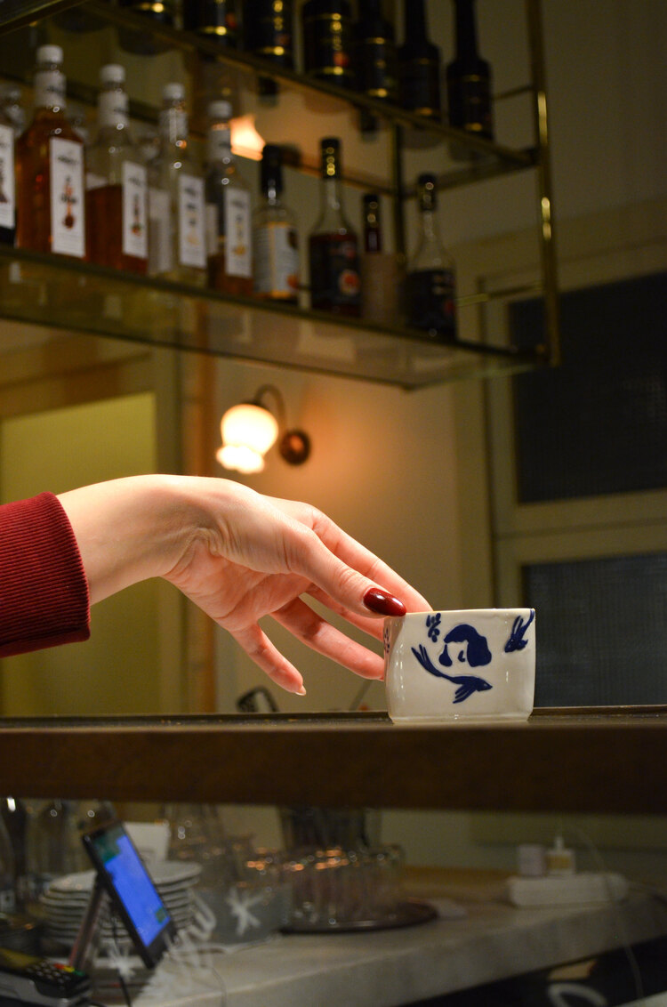 Stoneware mug-defne