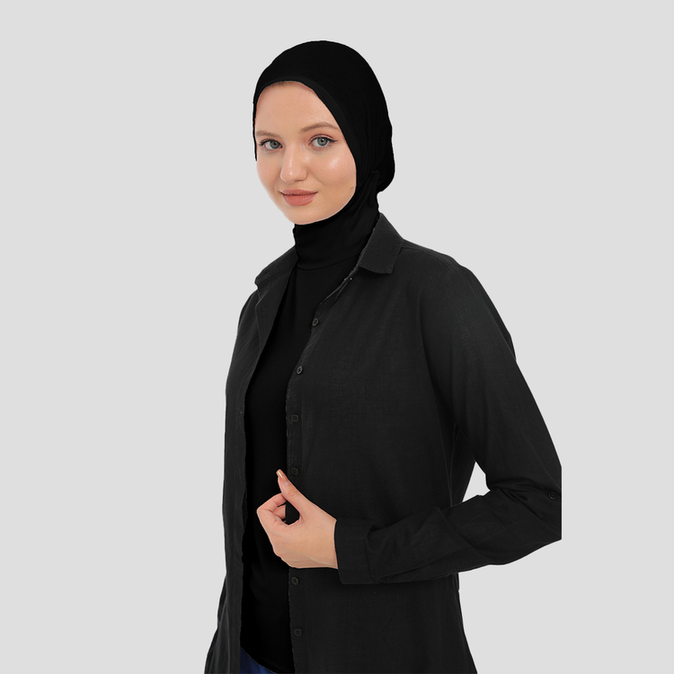 Kadın Uzun Kollu Body Boyunluklu Boneli Tam badi Boğazlı Likralı