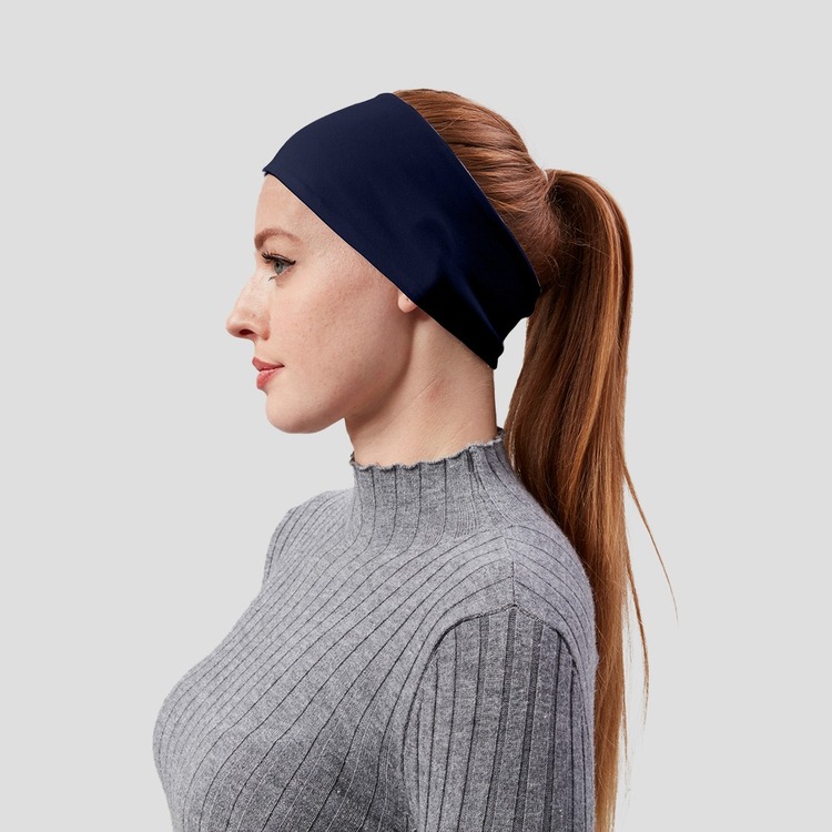 Kadın Spor Saç Bandı Bandana Penye Esnek bone Dikissiz
