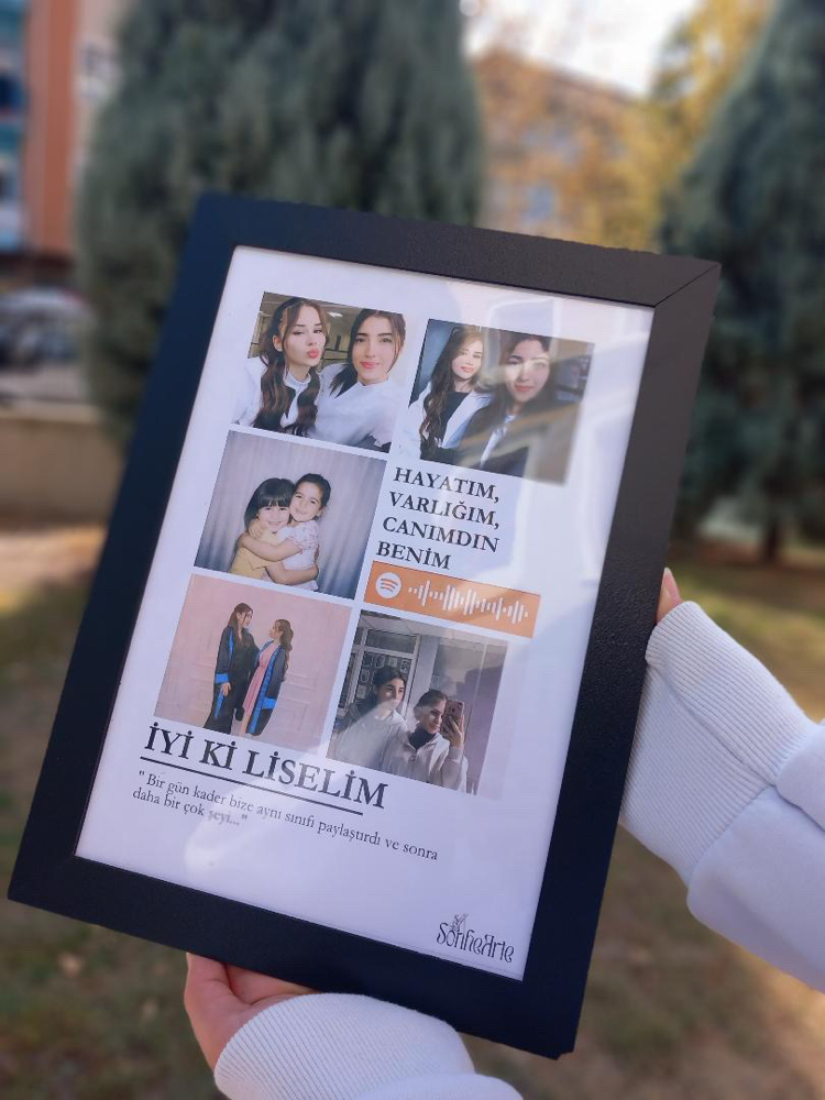 İyi ki bacım (çerçeveli)