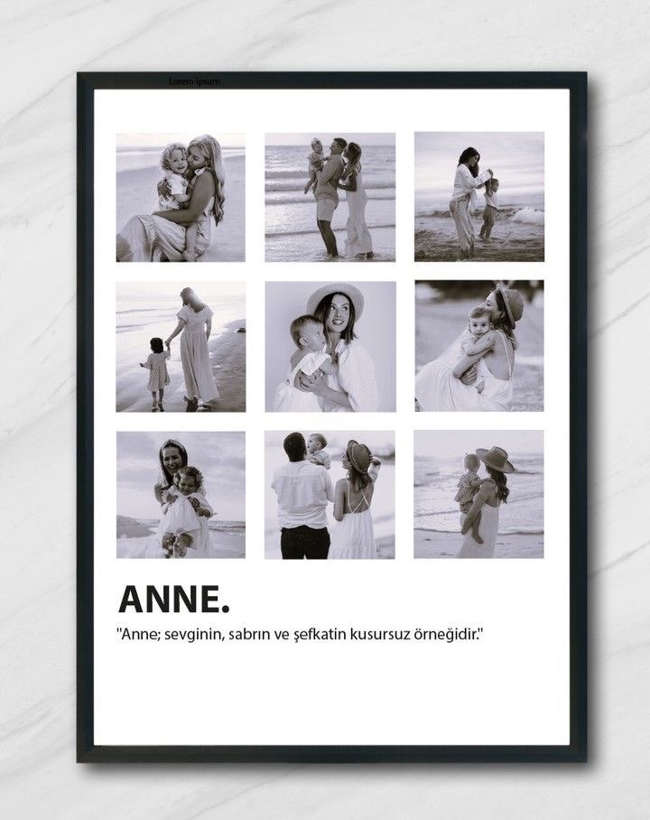 ANNE. Tablosu (çerçeveli)