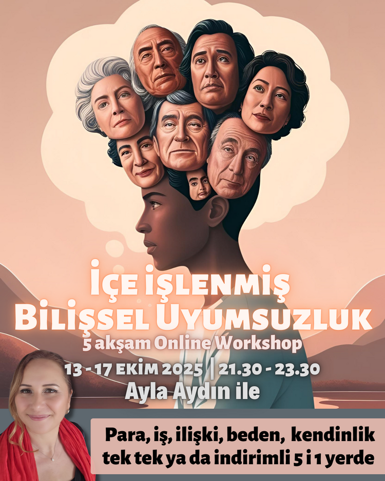 İçe İşlenmiş Bilişsel Uyumsuzluk | Online Zoom, 5 i 1 yerde  (İlk kez)