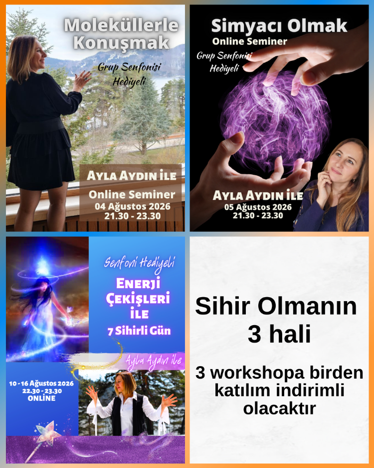 SİHRİN 3 HALİ: moleküller + simyacı + enerji çekişleri  (İlk katılım)