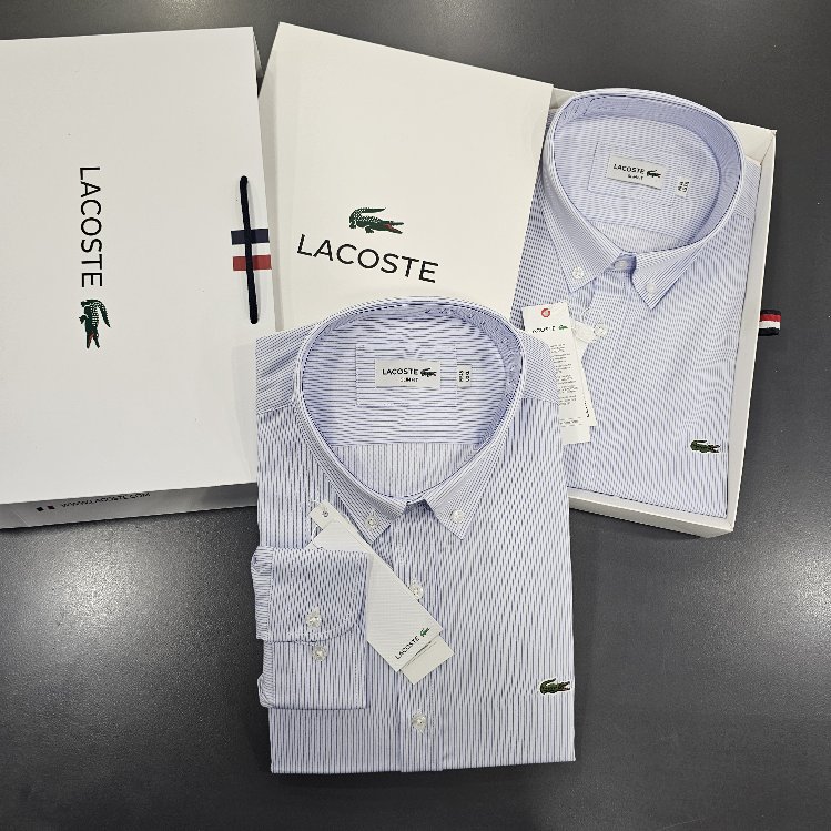 LACOSTE GÖMLEK SLIMFIT ÇİZGİLİ