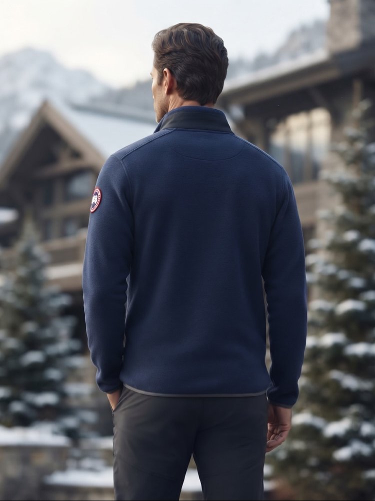 Canada Goose Arctic Program Lacivert Yarım Fermuarlı Polar
